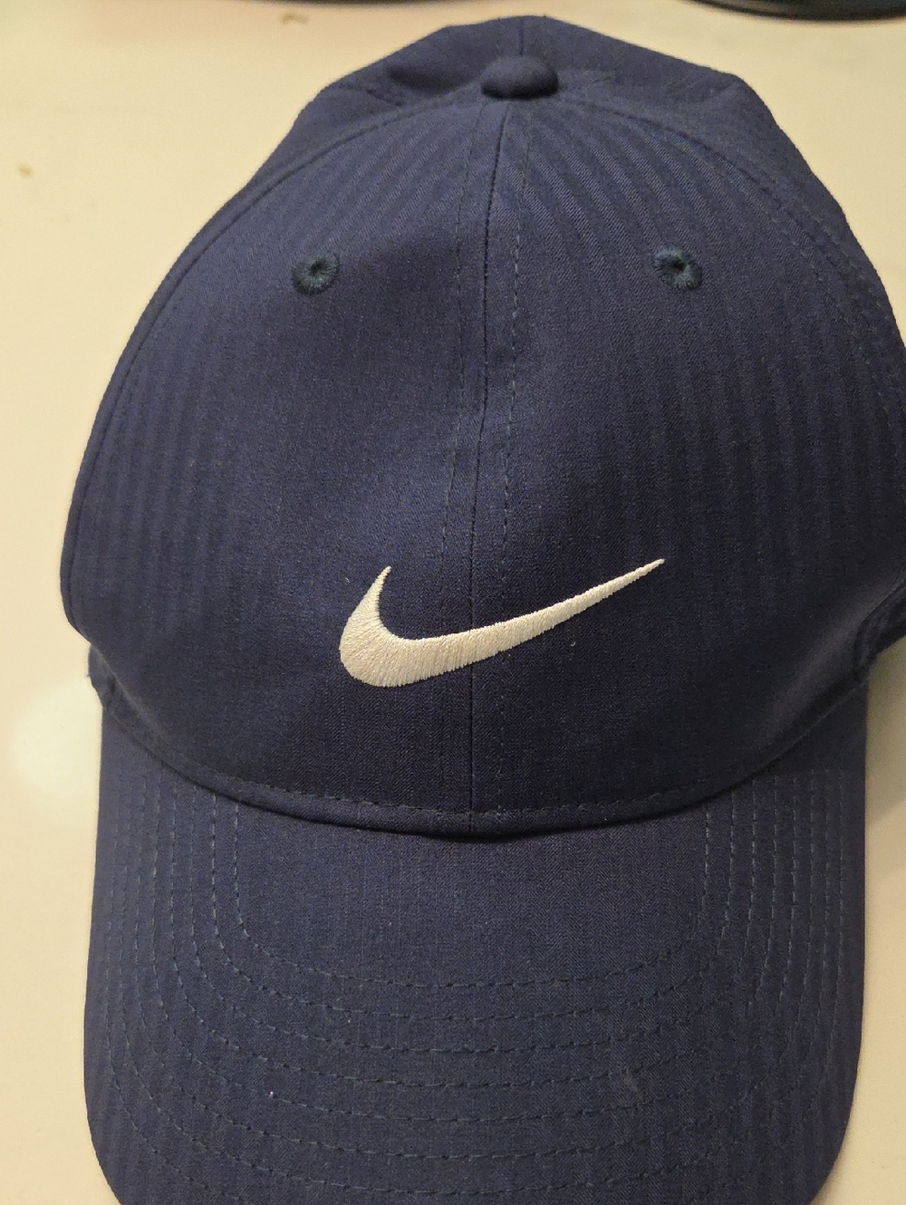 Nike Dark Blue Cap with White Swoosh